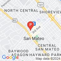 View Map of 100 South San Mateo,San Mateo,CA,94401